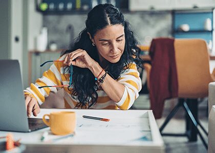 Woman on laptop